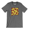 New Mexico Pizza State Men/Unisex T-Shirt-Deep Heather-Allegiant Goods Co. Vintage Sports Apparel