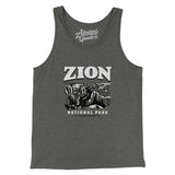 Zion National Park Men/Unisex Tank Top-Allegiant Goods Co. Vintage Sports Apparel