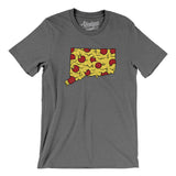 Connecticut Pizza State Men/Unisex T-Shirt-Allegiant Goods Co. Vintage Sports Apparel