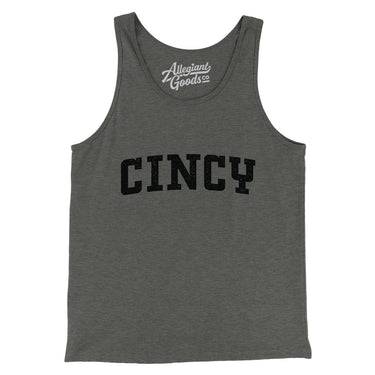 Cincy Varsity Men/Unisex Tank Top-Allegiant Goods Co. Vintage Sports Apparel
