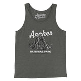 Arches National Park Men/Unisex Tank Top-Allegiant Goods Co. Vintage Sports Apparel