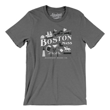 Boston Things Men/Unisex T-Shirt-Allegiant Goods Co. Vintage Sports Apparel