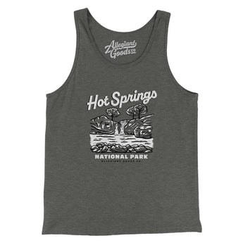 Hot Springs National Park Men/Unisex Tank Top-Allegiant Goods Co. Vintage Sports Apparel