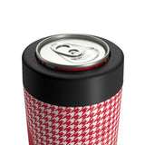 Georgia Houndstooth Can Cooler-Allegiant Goods Co. Vintage Sports Apparel