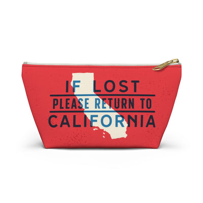 If Lost Return to California Accessory Bag-Small-Allegiant Goods Co. Vintage Sports Apparel