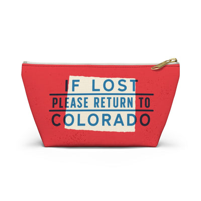 If Lost Return to Colorado Accessory Bag-Small-Allegiant Goods Co. Vintage Sports Apparel