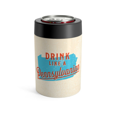 Drink Like A Pennsylvanian Can Cooler-Allegiant Goods Co. Vintage Sports Apparel