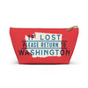 If Lost Return to Washington Accessory Bag-Small-Allegiant Goods Co. Vintage Sports Apparel
