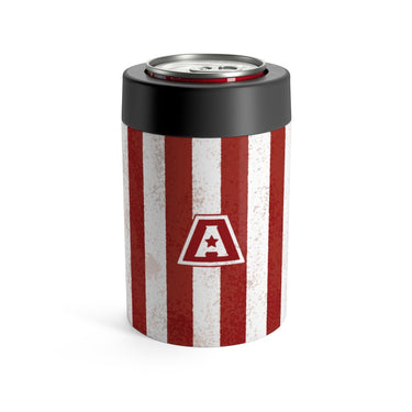 Indiana Hoosier Stripes Can Cooler-Allegiant Goods Co. Vintage Sports Apparel