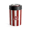 Indiana Hoosier Stripes Can Cooler-12oz-Allegiant Goods Co. Vintage Sports Apparel