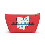 If Lost Return to Ohio Accessory Bag-Allegiant Goods Co. Vintage Sports Apparel