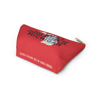 If Lost Return to Michigan Accessory Bag-Allegiant Goods Co. Vintage Sports Apparel