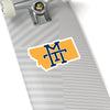 Montana Home State Sticker (Navy Blue & Yellow)-6x6"-Allegiant Goods Co. Vintage Sports Apparel