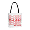California Retro Thank You Tote Bag-Allegiant Goods Co. Vintage Sports Apparel
