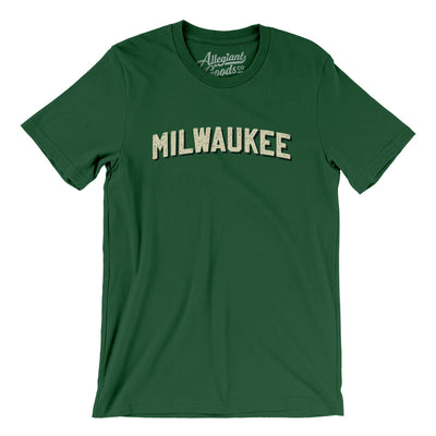 Milwaukee Varsity Men/Unisex T-Shirt-Evergreen-Allegiant Goods Co. Vintage Sports Apparel