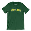 Portland Varsity Men/Unisex T-Shirt-Evergreen-Allegiant Goods Co. Vintage Sports Apparel