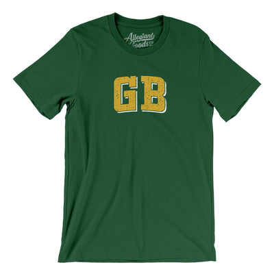 Gb Varsity Men/Unisex T-Shirt-Evergreen-Allegiant Goods Co. Vintage Sports Apparel