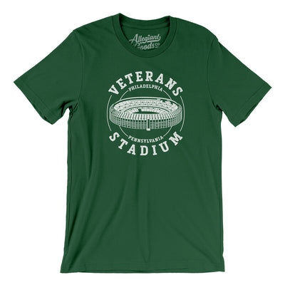 Veterans Stadium Philadelphia Men/Unisex T-Shirt-Evergreen-Allegiant Goods Co. Vintage Sports Apparel