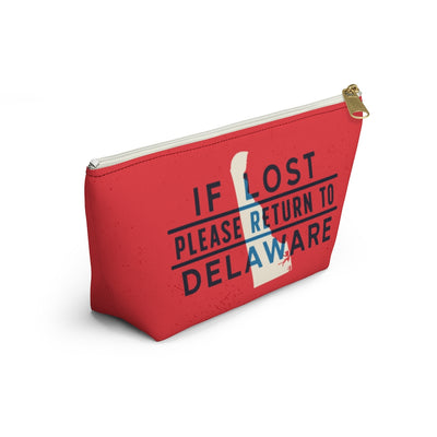 If Lost Return to Delaware Accessory Bag-Allegiant Goods Co. Vintage Sports Apparel