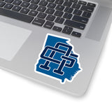 Georgia Home State Sticker (Navy & Royal Blue)-Allegiant Goods Co. Vintage Sports Apparel