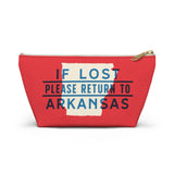 If Lost Return to Arkansas Accessory Bag-Allegiant Goods Co. Vintage Sports Apparel
