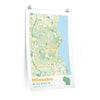 Milwaukee Wisconsin City Street Map Poster-24″ × 36″-Allegiant Goods Co. Vintage Sports Apparel