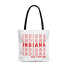 Indiana Retro Thank You Tote Bag-Large-Allegiant Goods Co. Vintage Sports Apparel