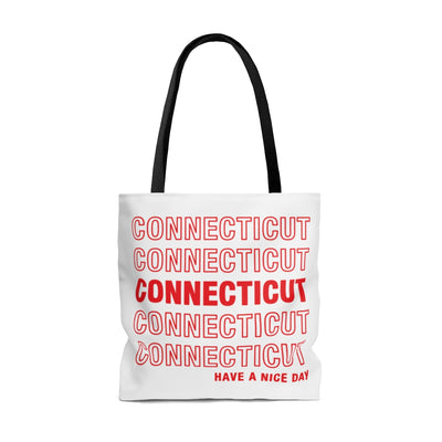 Connecticut Retro Thank You Tote Bag-Allegiant Goods Co. Vintage Sports Apparel