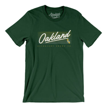 Oakland Retro Men/Unisex T-Shirt-Allegiant Goods Co. Vintage Sports Apparel