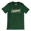 Oakland Retro Men/Unisex T-Shirt-Forest-Allegiant Goods Co. Vintage Sports Apparel