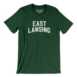 East Lansing Michigan Varsity Men/Unisex T-Shirt-Forest-Allegiant Goods Co. Vintage Sports Apparel