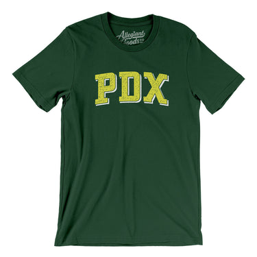 Pdx Varsity Men/Unisex T-Shirt-Allegiant Goods Co. Vintage Sports Apparel