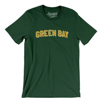 Green Bay Varsity Men/Unisex T-Shirt-Forest-Allegiant Goods Co. Vintage Sports Apparel