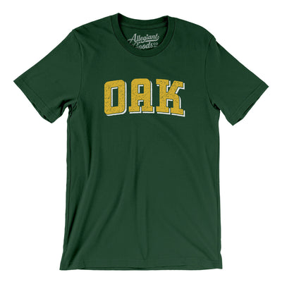 Oak Varsity Men/Unisex T-Shirt-Forest-Allegiant Goods Co. Vintage Sports Apparel