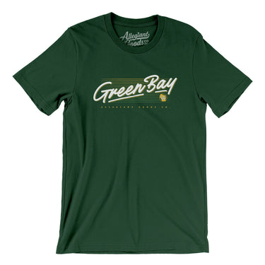 Green Bay Retro Men/Unisex T-Shirt-Allegiant Goods Co. Vintage Sports Apparel