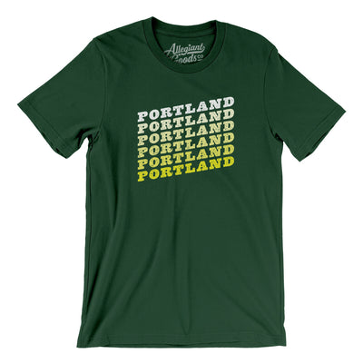 Portland Vintage Repeat Men/Unisex T-Shirt-Forest-Allegiant Goods Co. Vintage Sports Apparel