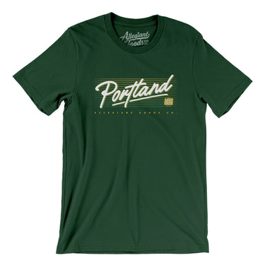 Portland Retro Men/Unisex T-Shirt-Allegiant Goods Co. Vintage Sports Apparel
