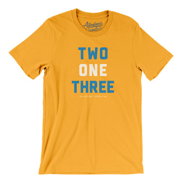 Los Angeles 213 Men/Unisex T-Shirt-Allegiant Goods Co. Vintage Sports Apparel