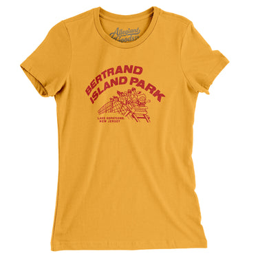 Bertrand Island Amusement Park New Jersey Women's T-Shirt-Allegiant Goods Co. Vintage Sports Apparel