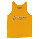 Los Angeles Retro Men/Unisex Tank Top-Allegiant Goods Co. Vintage Sports Apparel