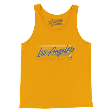 Los Angeles Retro Men/Unisex Tank Top-Allegiant Goods Co. Vintage Sports Apparel