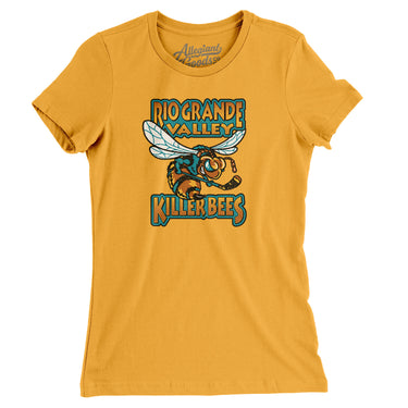 Rio Grande Valley Killer Bees Hockey Women's T-Shirt-Allegiant Goods Co. Vintage Sports Apparel