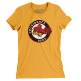 Providence Reds Hockey Women's T-Shirt-Allegiant Goods Co. Vintage Sports Apparel