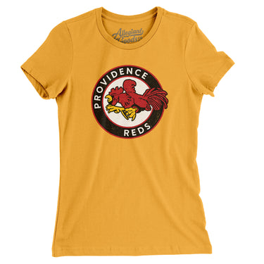 Providence Reds Hockey Women's T-Shirt-Allegiant Goods Co. Vintage Sports Apparel