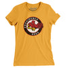 Providence Reds Hockey Women's T-Shirt-Gold-Allegiant Goods Co. Vintage Sports Apparel
