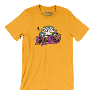Roanoke Express Men/Unisex T-Shirt-Allegiant Goods Co. Vintage Sports Apparel