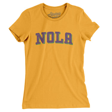 Nola Varsity Women's T-Shirt-Allegiant Goods Co. Vintage Sports Apparel