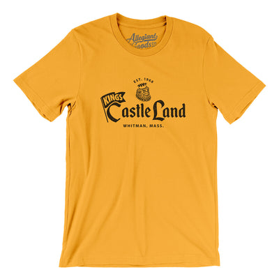 Kings Castle Land Amusement Park Men/Unisex T-Shirt-Gold-Allegiant Goods Co. Vintage Sports Apparel