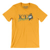 Dayton Ice Bandits Men/Unisex T-Shirt-Gold-Allegiant Goods Co. Vintage Sports Apparel