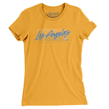 Los Angeles Retro Women's T-Shirt-Allegiant Goods Co. Vintage Sports Apparel